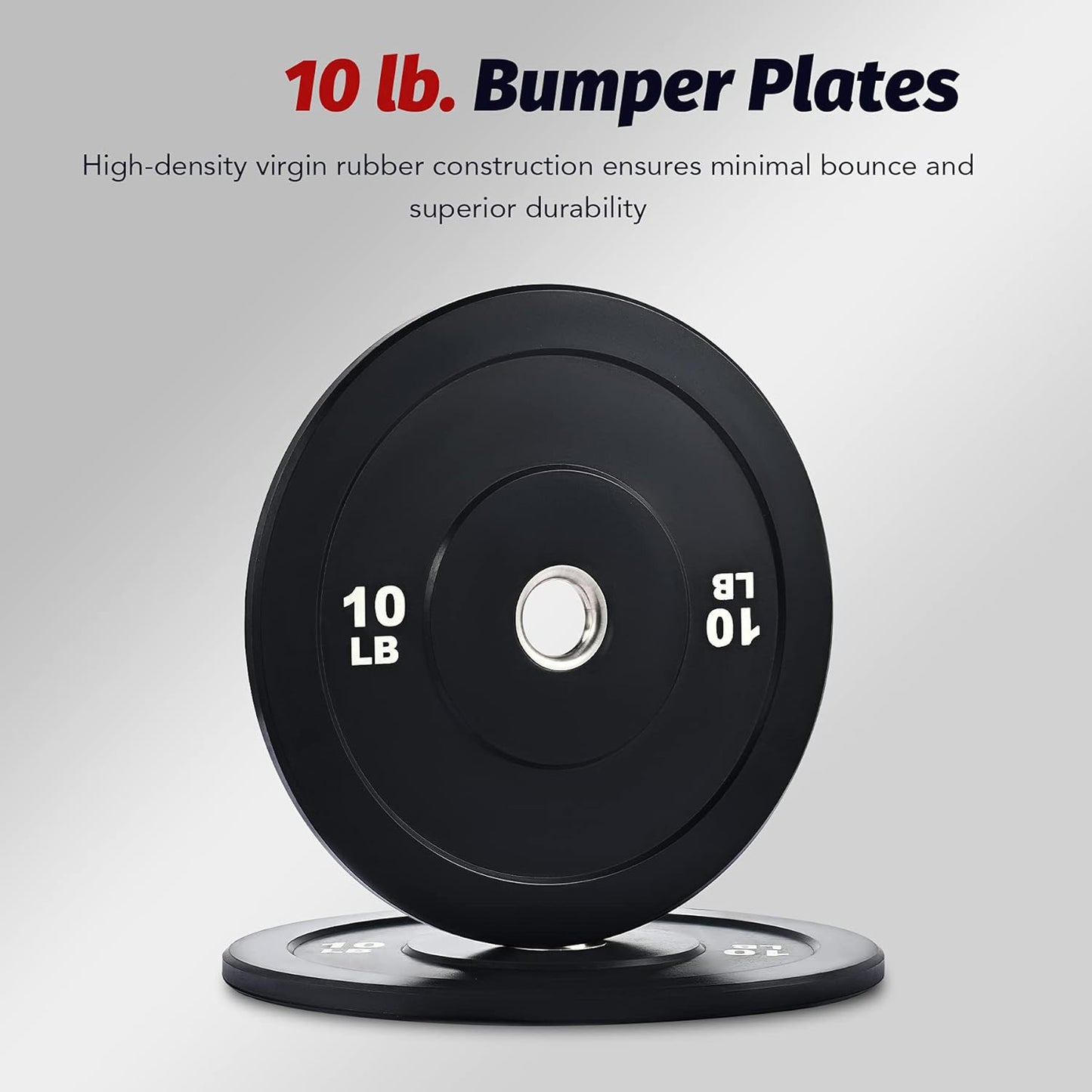 10LB Rubber Bumper Plates