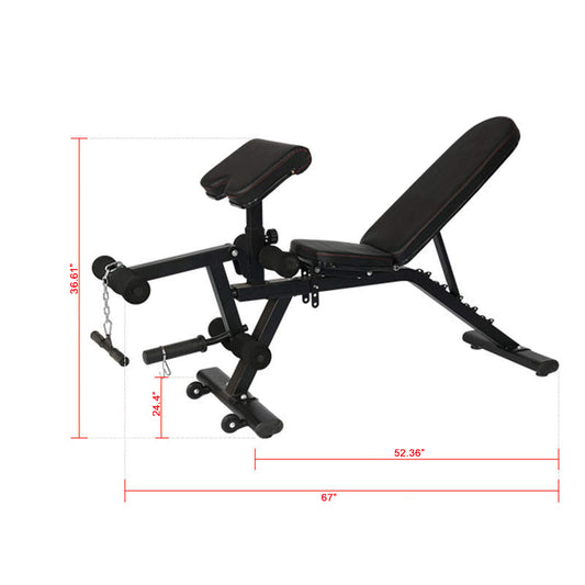 Ultimate Multi-Functional Weight Bench – Built for Power, Designed for Versatility