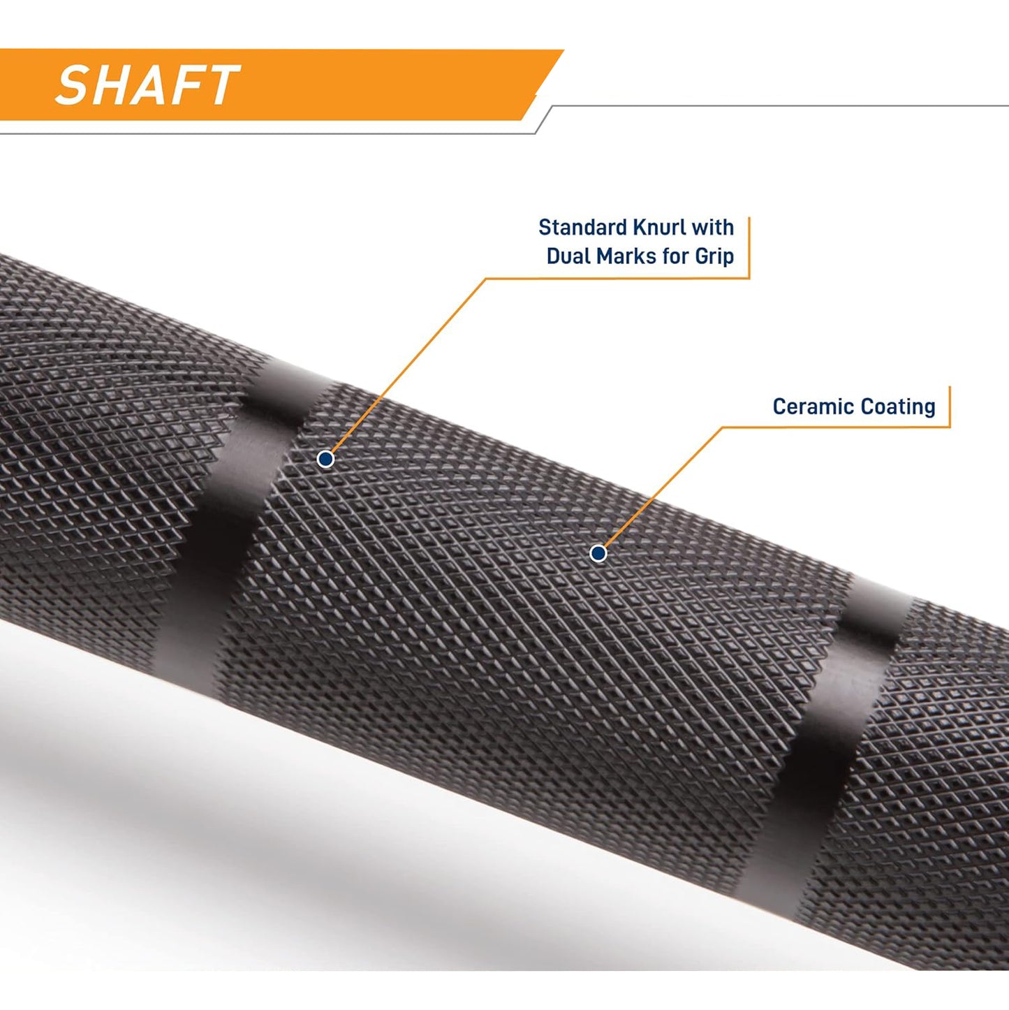 Premium Olympic Barbell – Built for Power, Precision and Performance - 1000lbs Weight Capacity