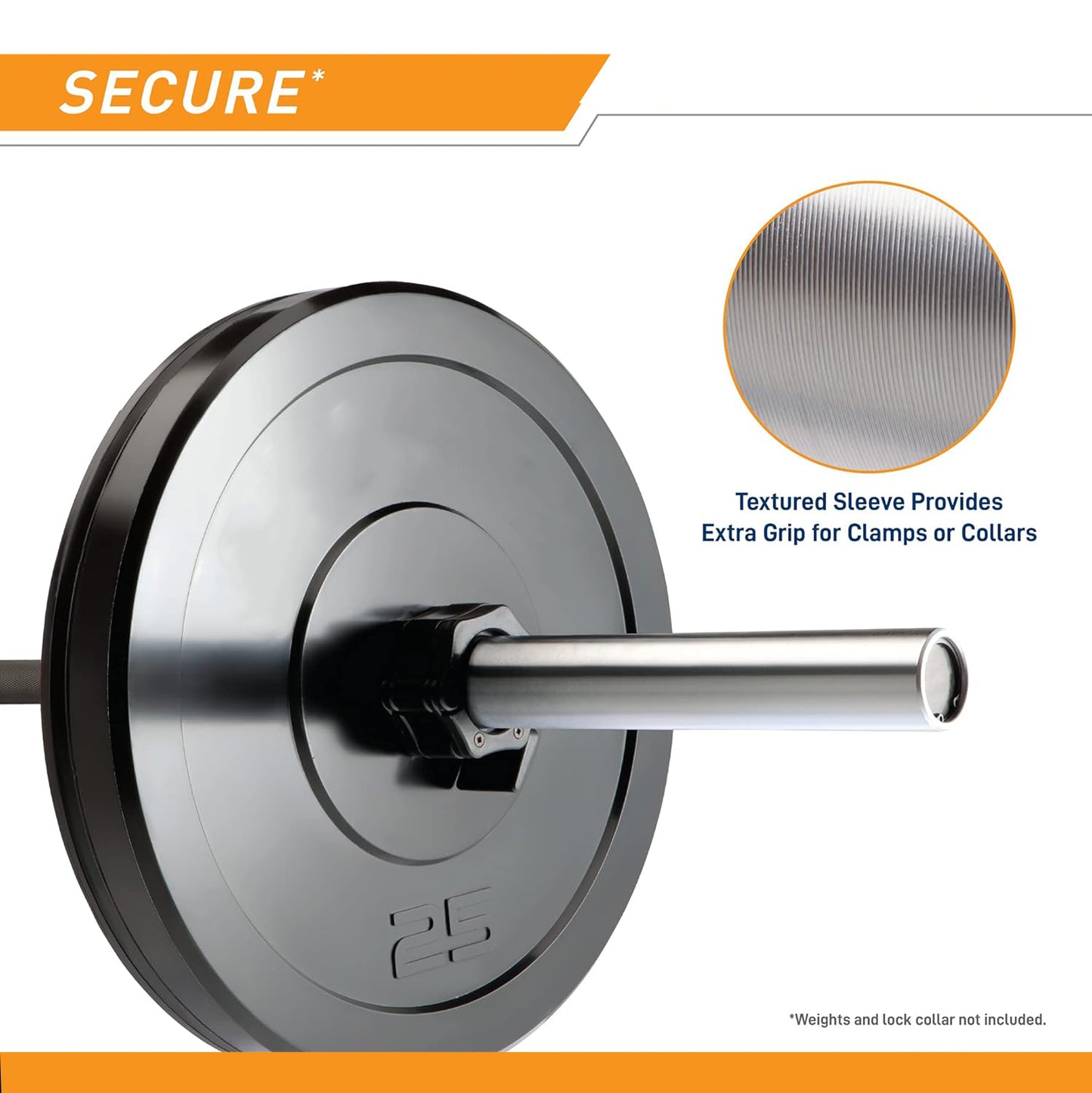 Premium Olympic Barbell – Built for Power, Precision and Performance - 1000lbs Weight Capacity
