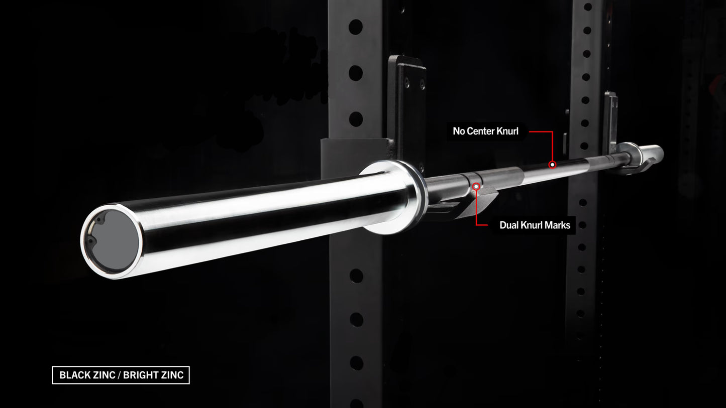 Premium Olympic Barbell – Built for Power, Precision and Performance - 1000lbs Weight Capacity