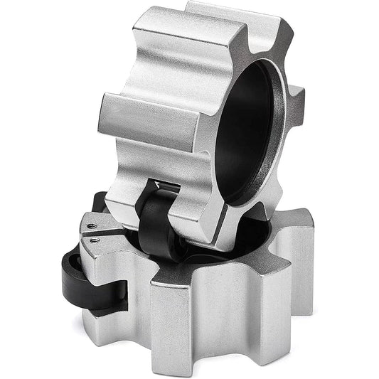 Olympic Barbell Clamps/Collars - Aluminum - Pair