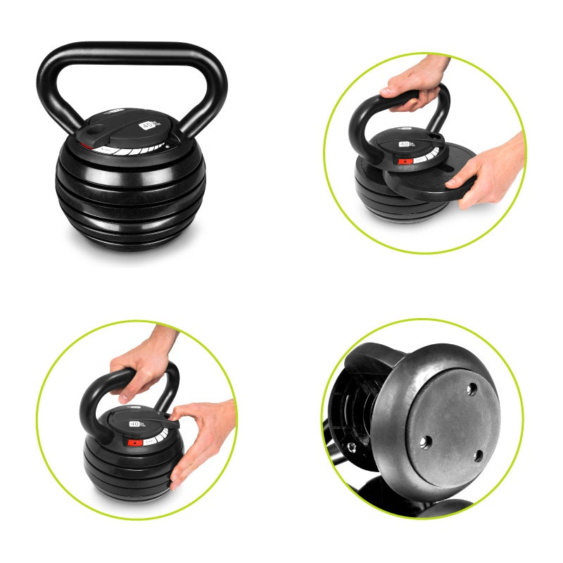 10 to 40lbs Adjustable Kettlebell