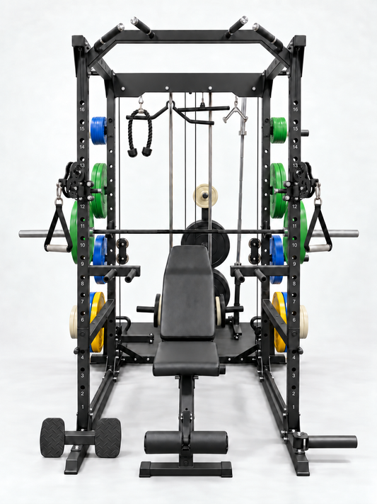 multi-functional power Rack in use