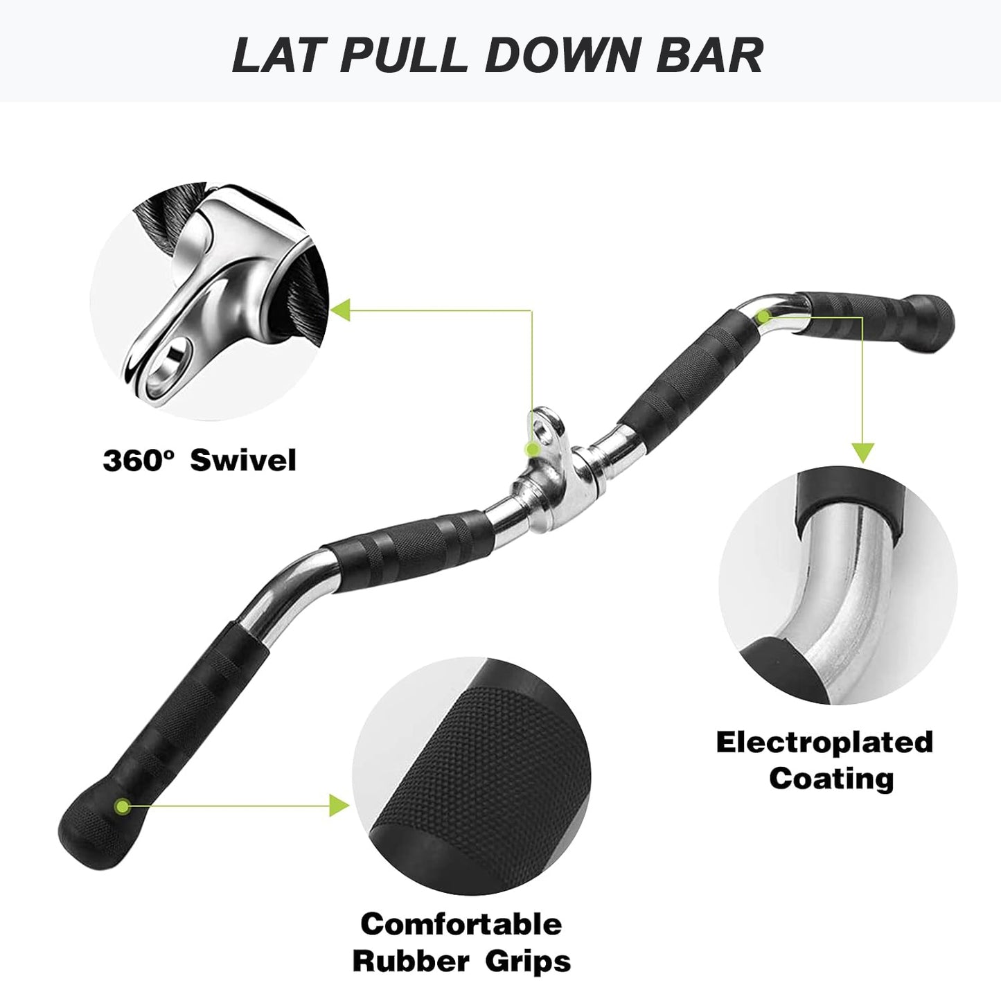 Power Rack Cable Attachments – 5-Piece Premium Combo Set