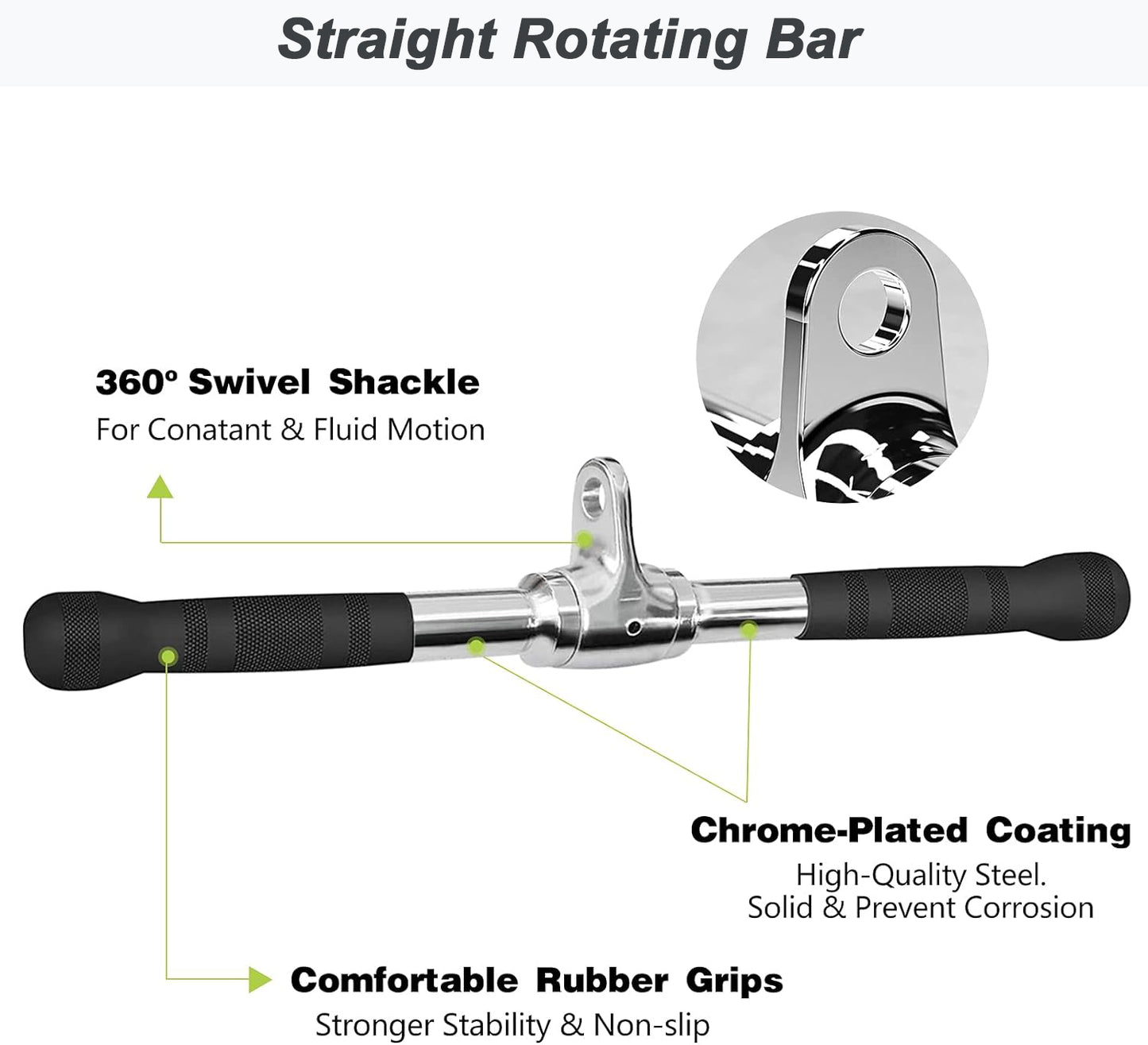 Power Rack Cable Attachments – 5-Piece Premium Combo Set