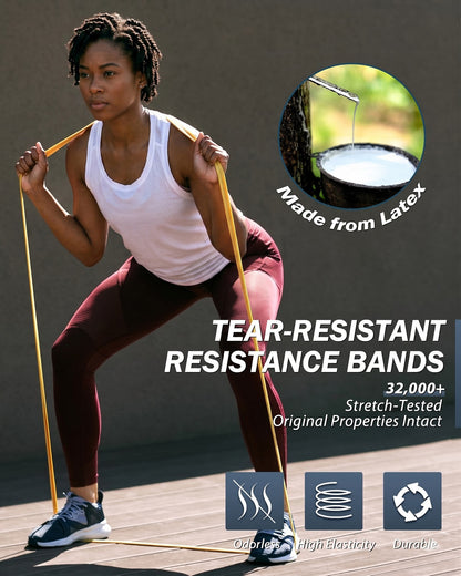 Premium 100% Natural Latex Resistance or Pull-Up Bands