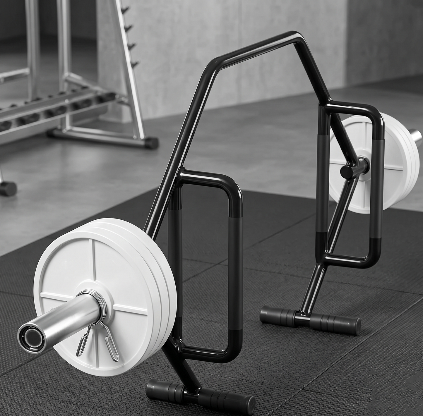 Premium Open Hex Trap Bar with Built-In Jacks