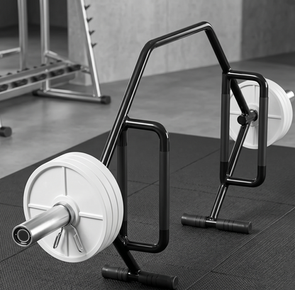 Premium Open Hex Trap Bar with Built-In Jacks