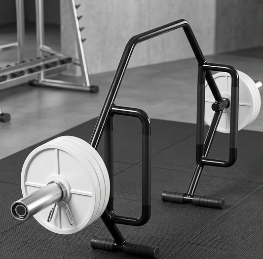 Premium Open Hex Trap Bar with Built-In Jacks