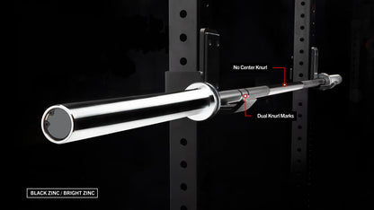 Premium Olympic Barbell – Built for Power, Precision and Performance - 1000lbs Weight Capacity