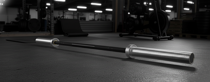 Premium 7ft Olympic 45LB Barbell - 1000lbs Weight Capacity - Black Shaft