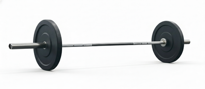 Premium 7ft Olympic 45LB Barbell - 1000lbs Weight Capacity - Chrome Shaft