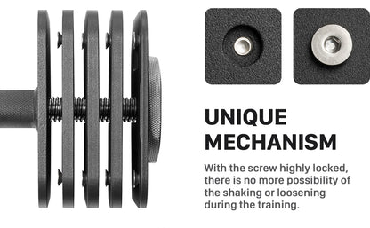 Adjustable Dumbbell - 10 to 100lbs