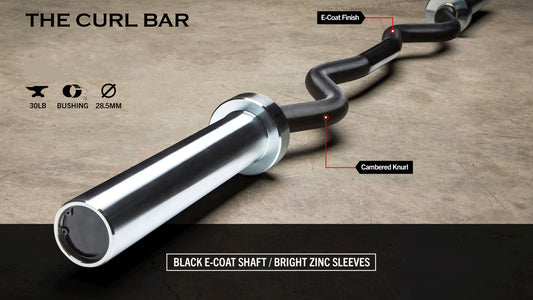 Premium Curl Bar – Built for Strength, Designed for Comfort - 30lbs