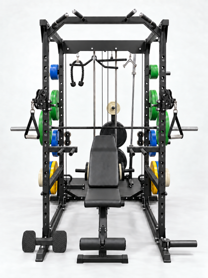 multi-functional power Rack in use