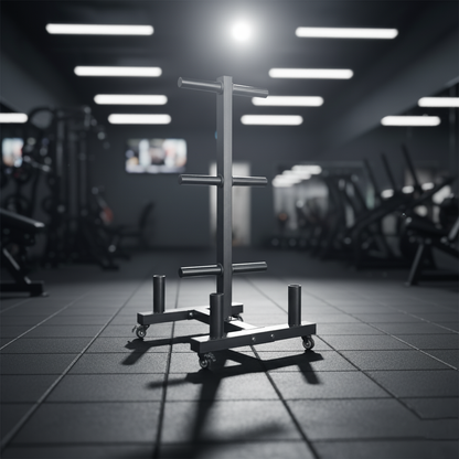 The Ultimate All-in-One Weight & Barbell Storage Rack