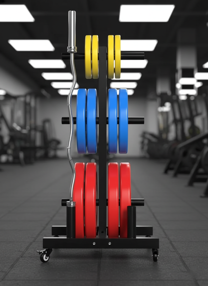 The Ultimate All-in-One Weight & Barbell Storage Rack