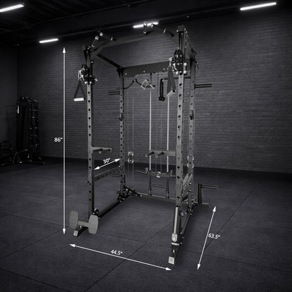 LOGANFIT LF8848 All-In-One Power Rack: The Ultimate Home Gym System