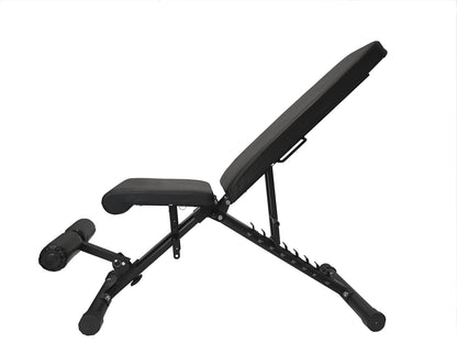 Banc de musculation réglable - Tout noir