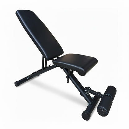 All Black adjustable weight bench