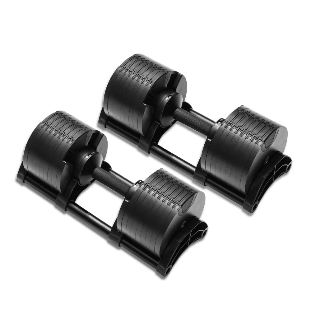 NUO 5 to 80lbs Adjustable Dumbbell - Blackout, NUOBELL, NUO, Dumbbell