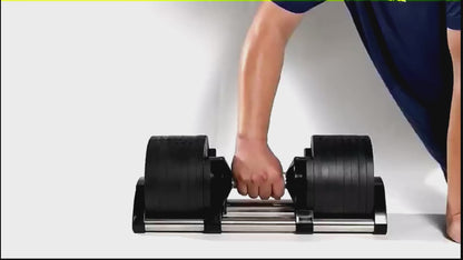 Use of NUO mechanism dumbbells, NUO 5 to 80lbs Adjustable Dumbbell - Blackout, NUOBELL, NUO, Dumbbell