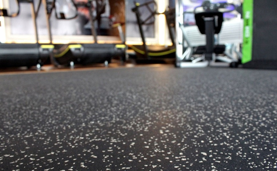 Interlocking Rubber Gym Mat - 19x19 inches, 15mm thick